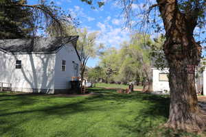 View of green lawn