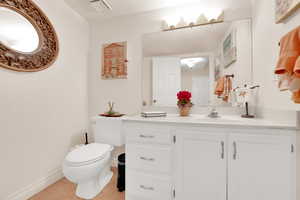 Main floor half bath
