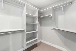 Primary walk-in closet