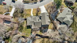 Drone / aerial view featuring a residential view