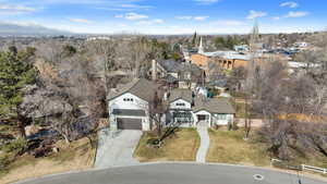 Bird's eye view featuring a residential view