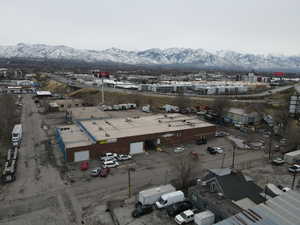 Bird's eye view featuring a mountain view
