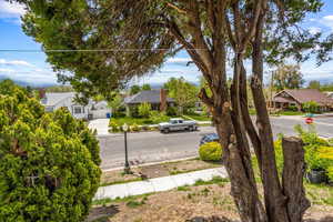 View of yard with a residential view