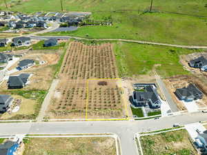 Bird's eye view with a rural view