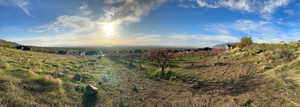 Mountain view with a rural view