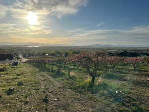 Property view of mountains with a rural view