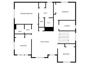 2nd level floor plan