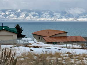 View of lake from lot