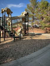 View of community jungle gym