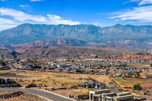 View of mountain feature with a residential view