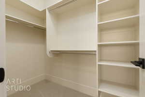 View of spacious closet