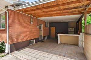 View of patio