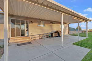 View of patio / terrace with entry steps