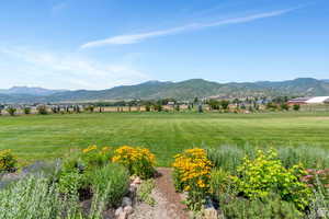 Property view of mountains featuring a rural view