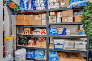 View of storage room