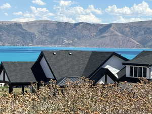 Exterior space featuring a water view