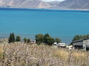 Water view featuring a mountain view