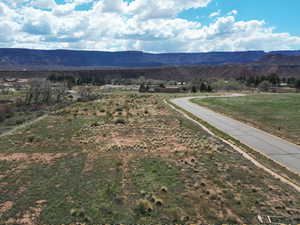 Mountain view with a rural view