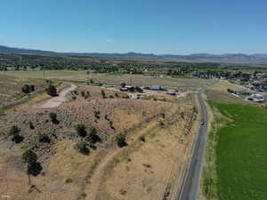 View of rural area with a mountain backdrop