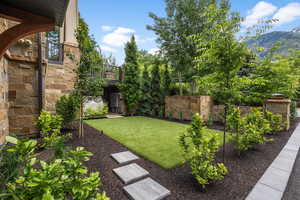 Closer View of Mother in law quarters outdoor living space