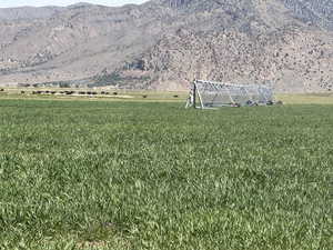Mountain view featuring a rural view
