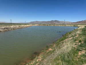 Water view featuring a mountain view