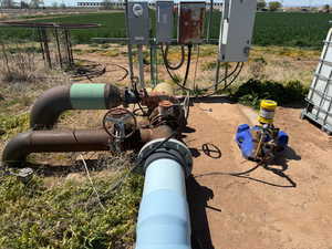 Exterior details with electric meter