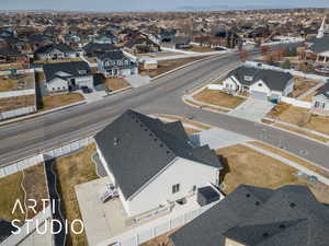 Bird's eye view featuring a residential view