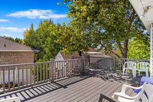 Shaded Back Deck