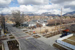 View of mountain feature with a residential view