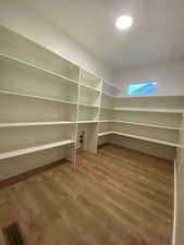 Storage area with visible vents