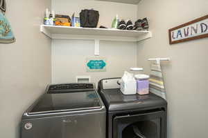 Laundry area