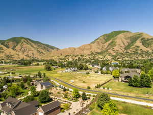 View of mountain feature with a residential view