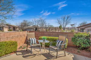 View of patio / terrace featuring fence