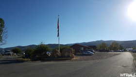 View of street with a mountain view