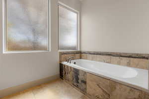 Primary bathroom, garden tub