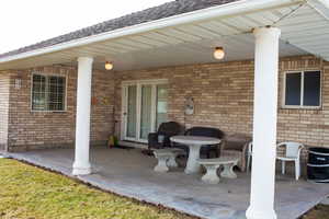 View of patio