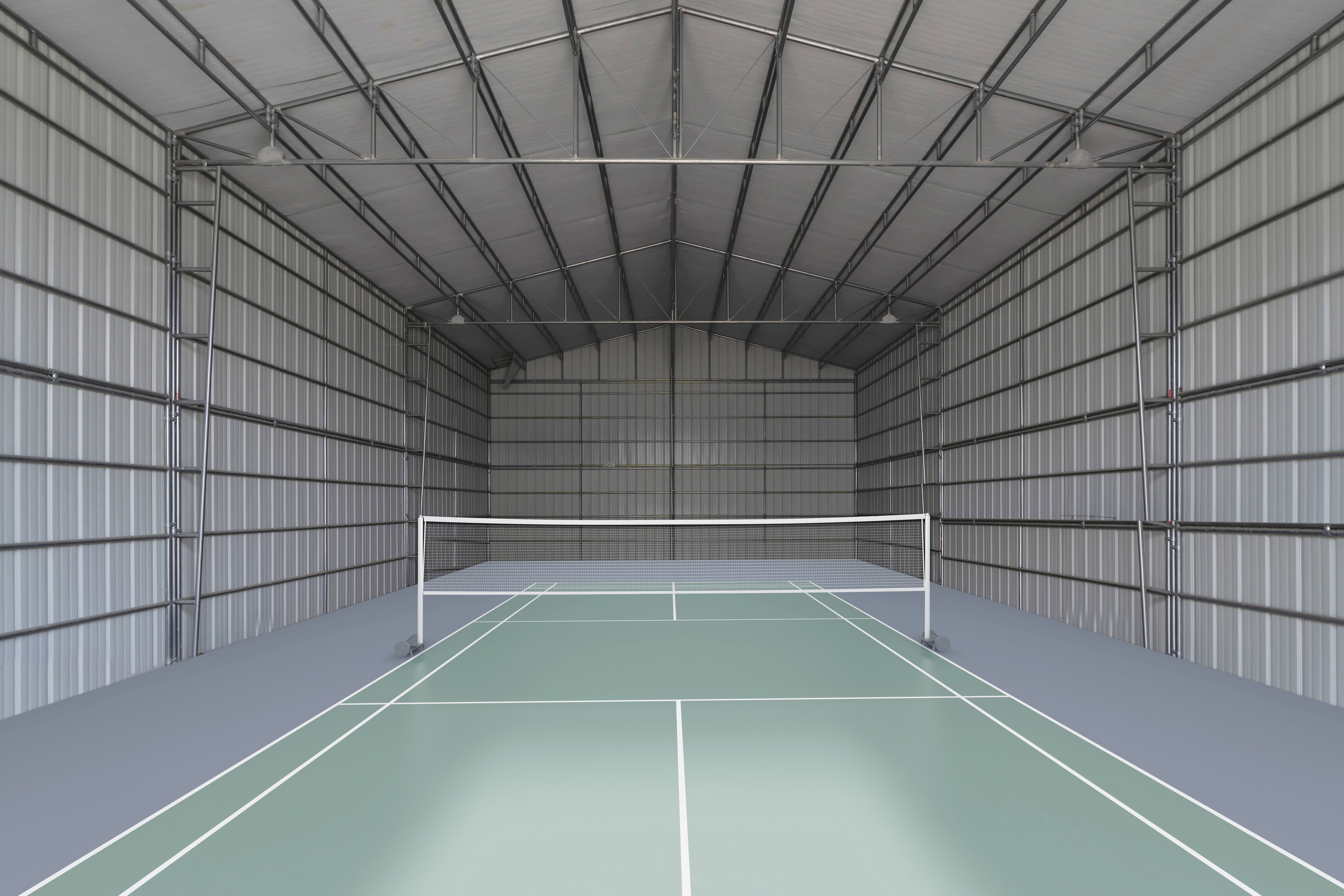 View of potential sport court