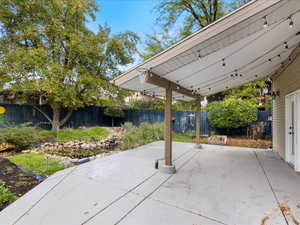 View of patio / terrace featuring a fenced backyard