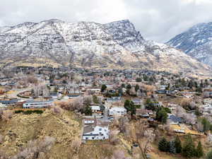 View of mountain feature with a residential view