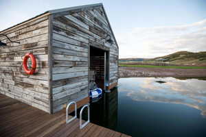 View of outbuilding