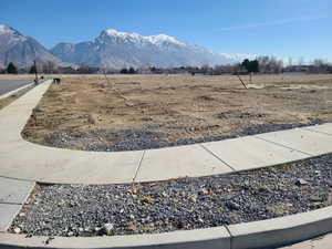 Gorgeous eastern mountain views from this flat corner lot! Ready to build.