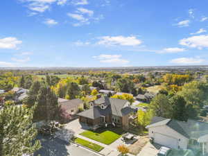 Aerial view featuring a residential view