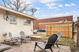 View of back patio