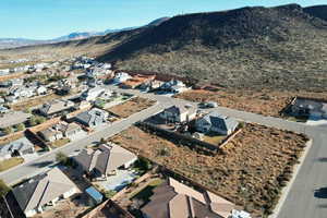 Bird's eye view with a residential view and a mountain view