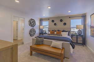 *Photo of furnished model home with similar options & finishes*