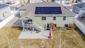 Bird's eye view featuring a residential view