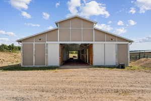 View of outdoor structure with an exterior structure