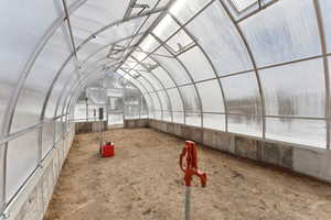 Greenhouse with water and electricity