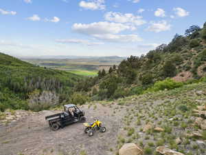 View of mountain background